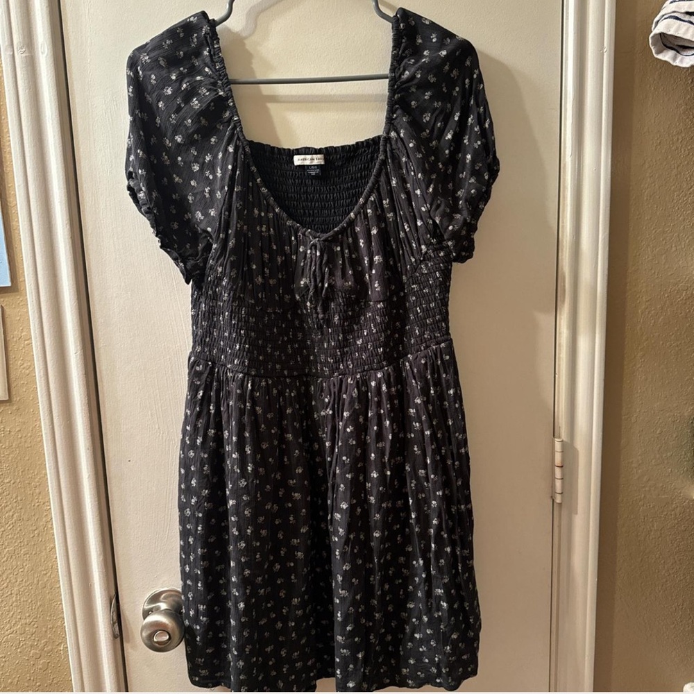 AE Puff-Sleeve Ruched Mini Dress | Size L

Fits more like a medium